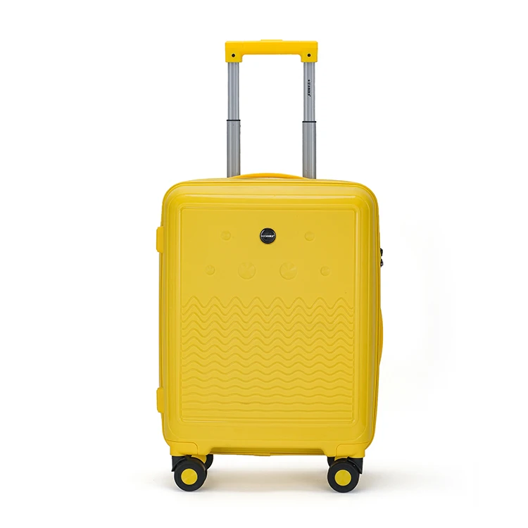 PP Suitcases Travel Luggage Recycled Material 5 Pieces Luggage Set With 14 Inch Make Up Bags Case Set For Outdoors