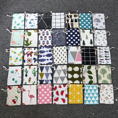 Chinese Cotton Herbal Medicine Mosquito Repellent Sachet Bag Dragon Boat Festival Organza Sachet Pendant Bag with clear window