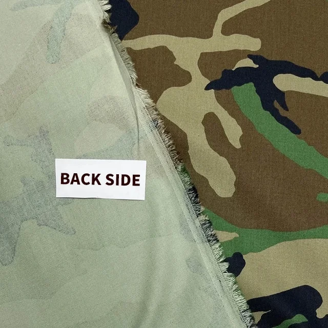 Yilong textiles fabric manufacturer wholesale combat apparel uniform polyester/cotton tc twill M81 woodland camouflage fabrics