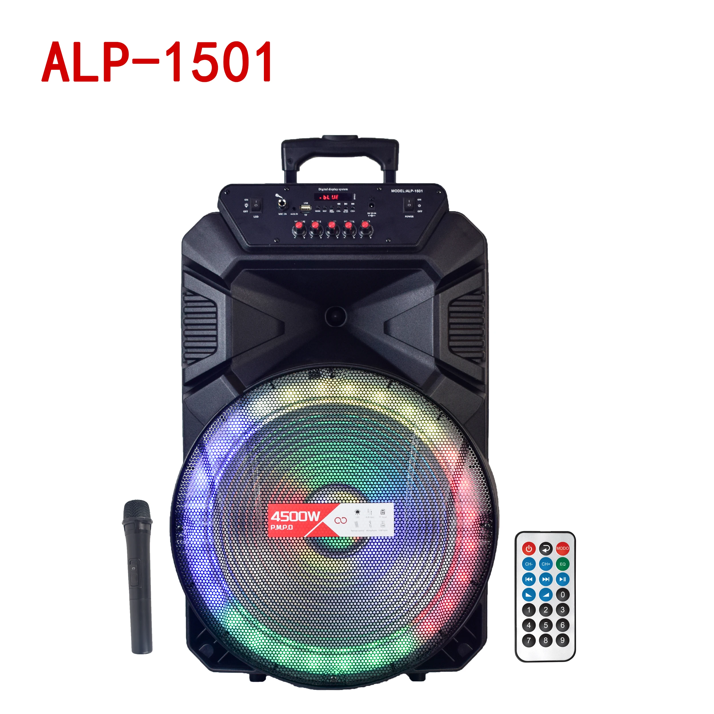 
AILIPU ALP-1501 new fashion cheap hot sell Karaoke music box speaker 15 inch 