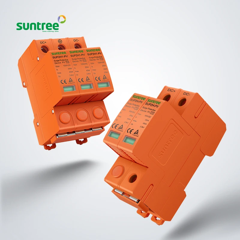 Солнечный инвертор Suntree SUP2H-PV устройство защиты от перенапряжений, класс D постоянного тока цепи 2 pole 500V 600V 800V Сетевой фильтр СПД