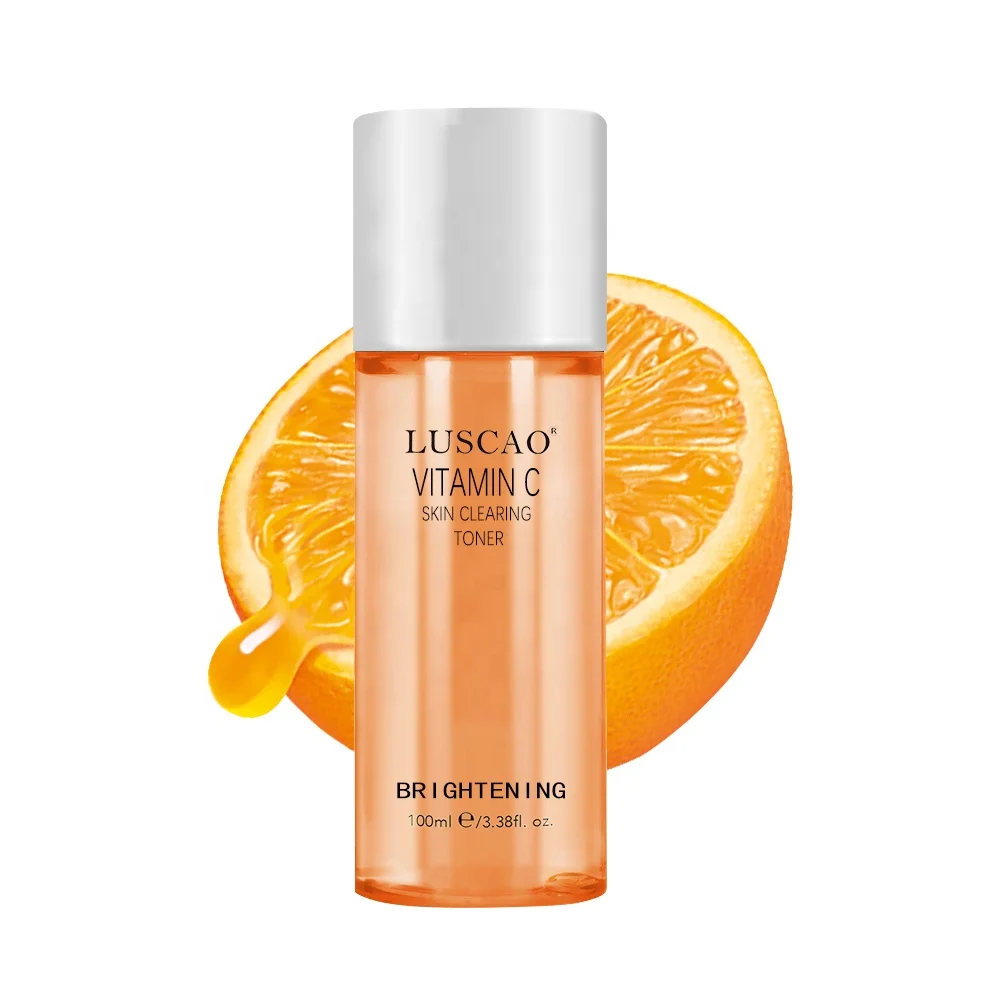 Private Label OEM Organic Rejuvenating Whitening Facial Skin Care Vitamin C Face Toner