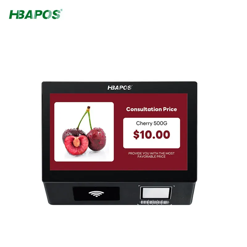 All in One Pos System Point of Sale Solutions Built in 2D Scanner Price-Checking-Machine