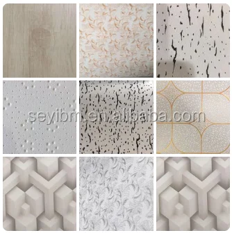 Standard Size 595*595 PVC Plaster Suspended Board Decorative Ceiling Panel