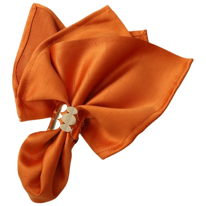 Party Wedding Decorate Beverage Cocktail Napkin Custom Polyester Linen Cotton Table Napkin