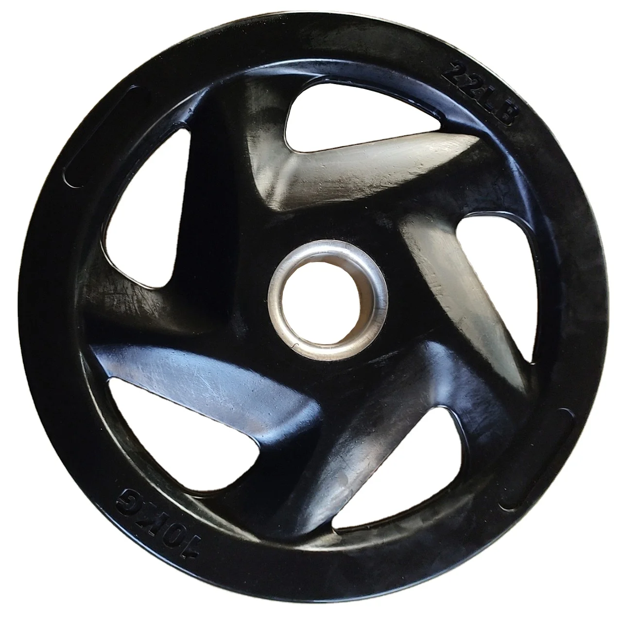 Fitness Weight Lifting Rubber Coated Weight Plates