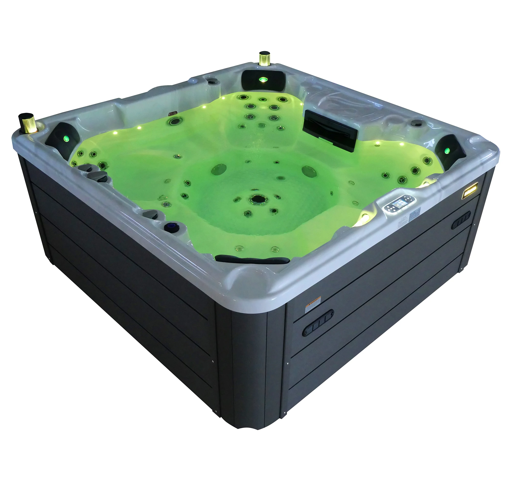 New design outdoor massage 7 person smart high quality hot tub spa