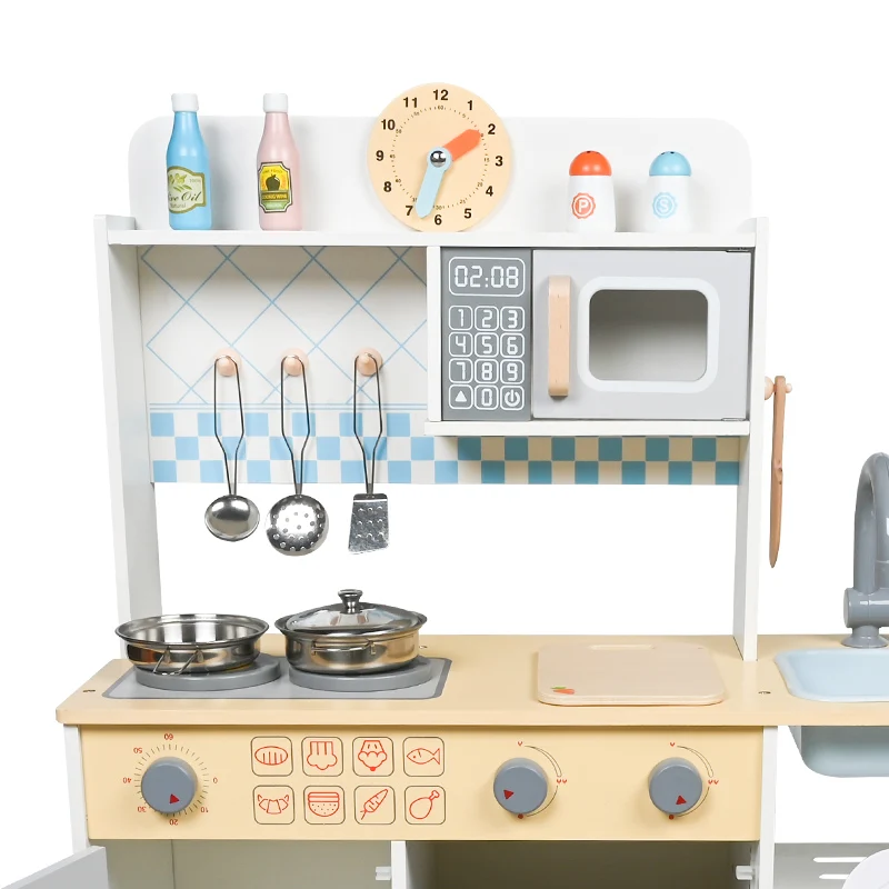 Children Simulation Kitchen Toy Pretend Play Preschool Kitchen Cooking Sets For Birthday Gifts