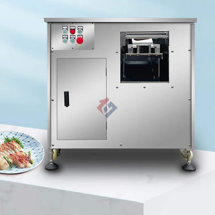 Commercial fish meat strips cutting machine pork beef