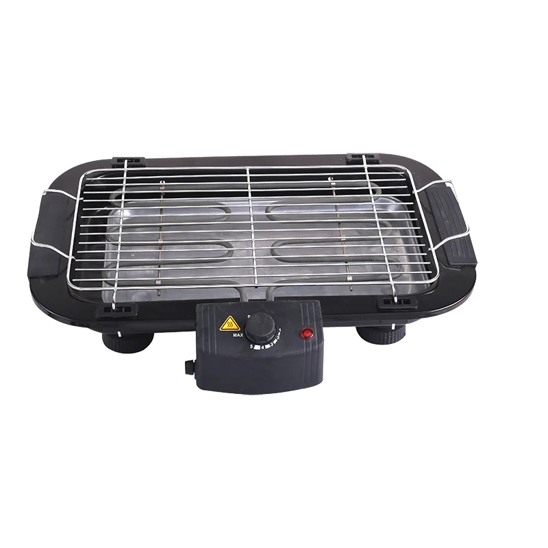 Rotisserie Commercial Balcony Table Smokeless Indoor Outdoor Bbq Electric Grill Black Customized Steel Logo Power Cable Surface