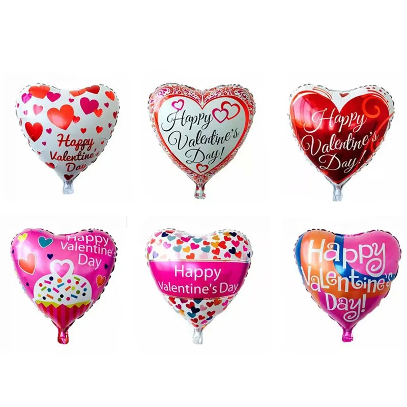 18 inch kiss me love heart shape foil valentines day balloon ballon globo san valentin