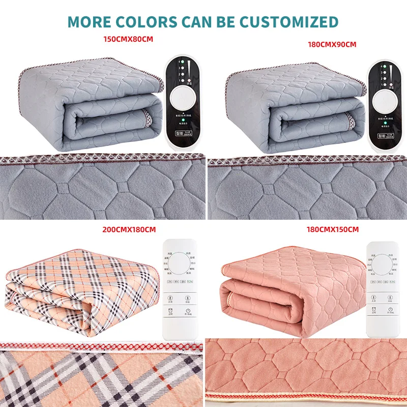 220/110V Electric Mattress Pad  Winter Thicker Heater Heated Body Warmer Thermostat Electric Heating Blanket