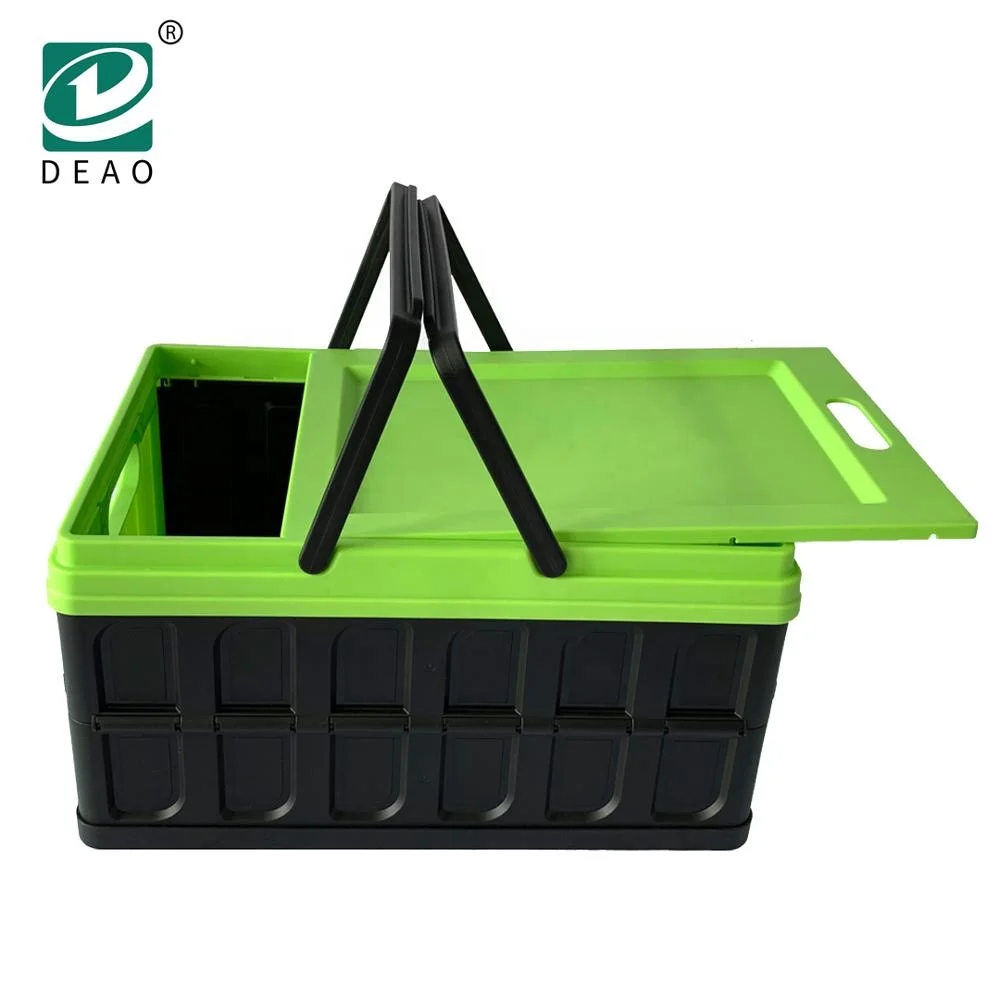High Quality Stackable Plastic Foldable Crates for