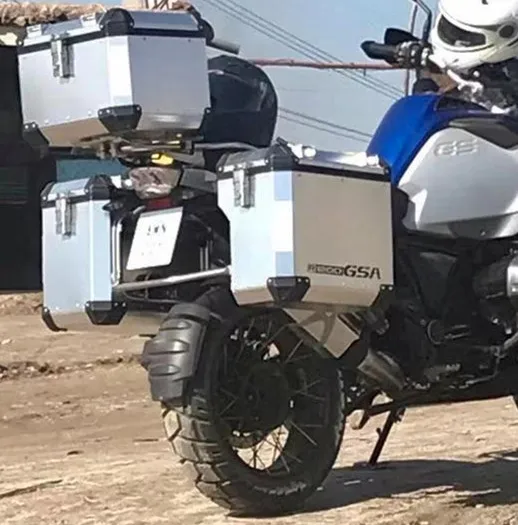 High Quality Aluminium Motorcycle Pannier Box For BMW R1250GS R1200GS Adventure water cooled