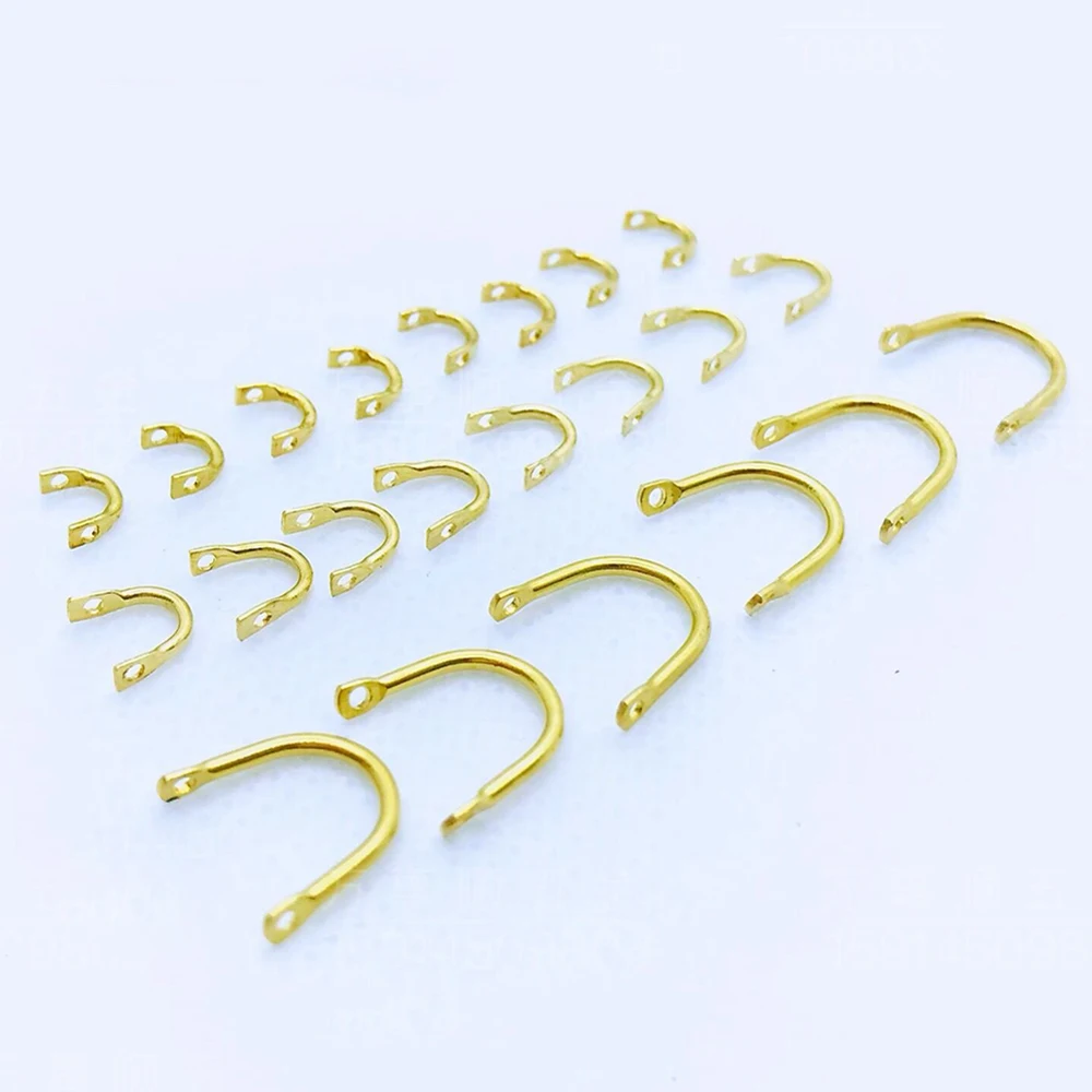 Bulk Package U Sharp Copper Spinner Bait Parts Fishing Accessory