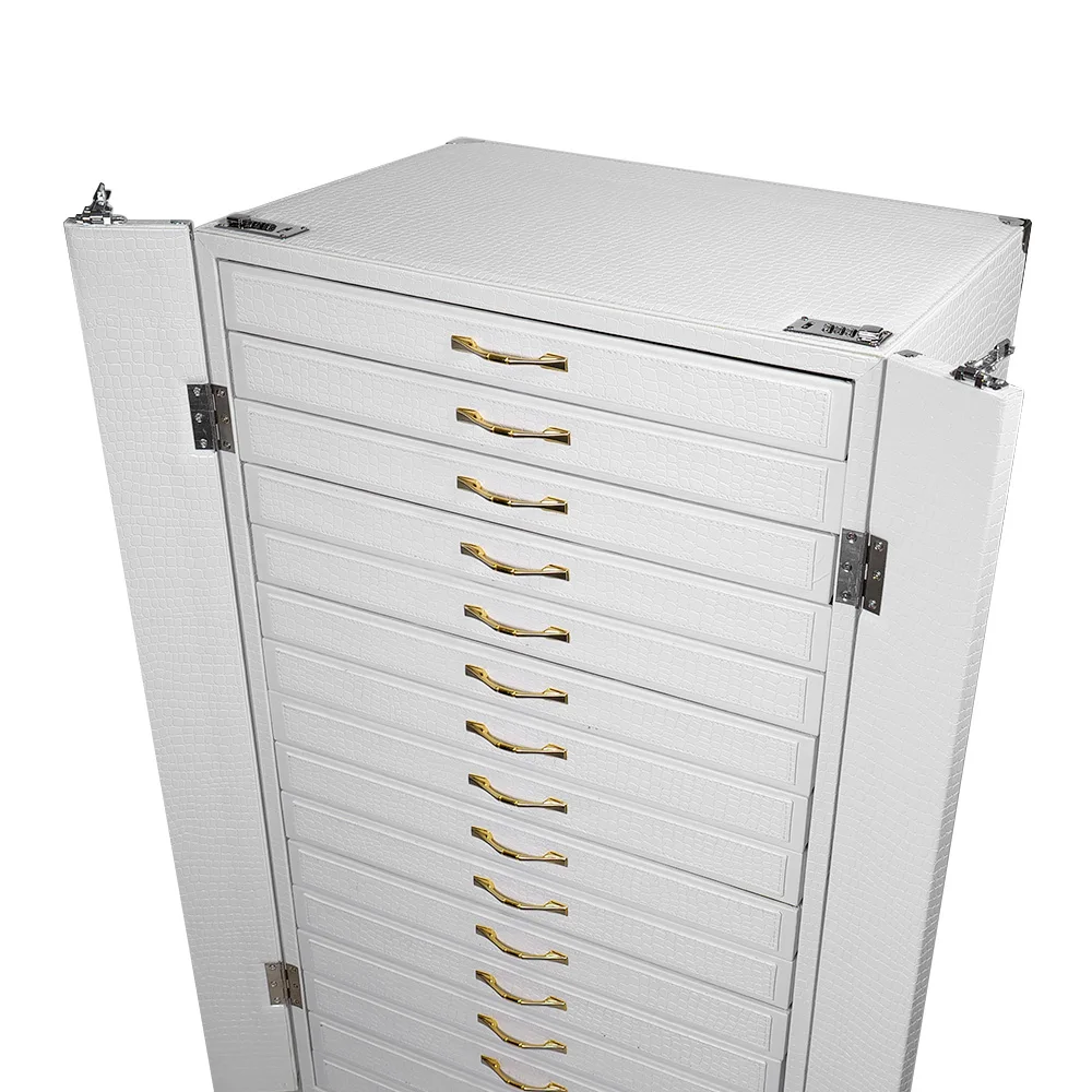 Factory Exhibition Display Case Rollet Wheel  Glasses Cabinet Showcase Eyeglasses Sunglasses Optical Frame Suitcase Storage Box