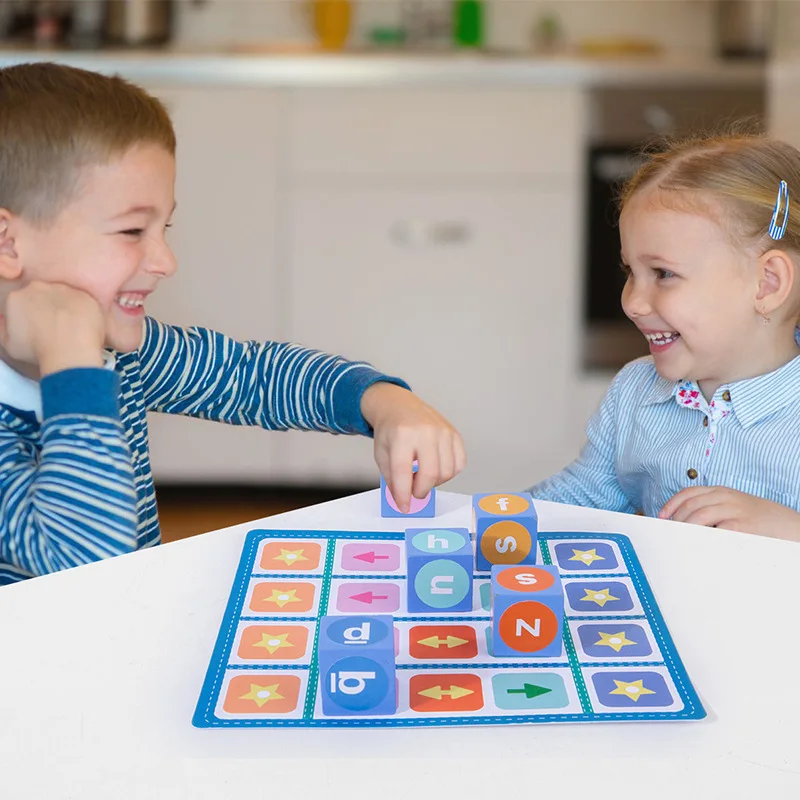 Пазл Douyin pinyin group word game genius с глупым касанием интерактивная игра для родителей и детей боевых действий настольная игрушки