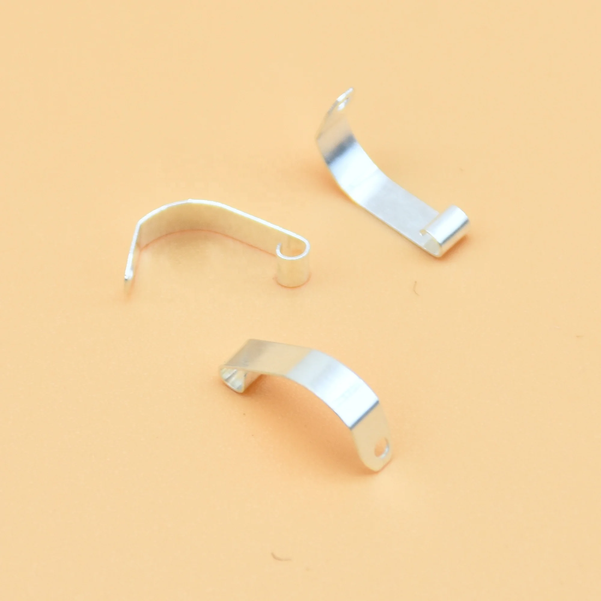 Oem/Odm High quality  custom beryllium bronze sheet stamping leaf spring Battery spring Contact for PCB