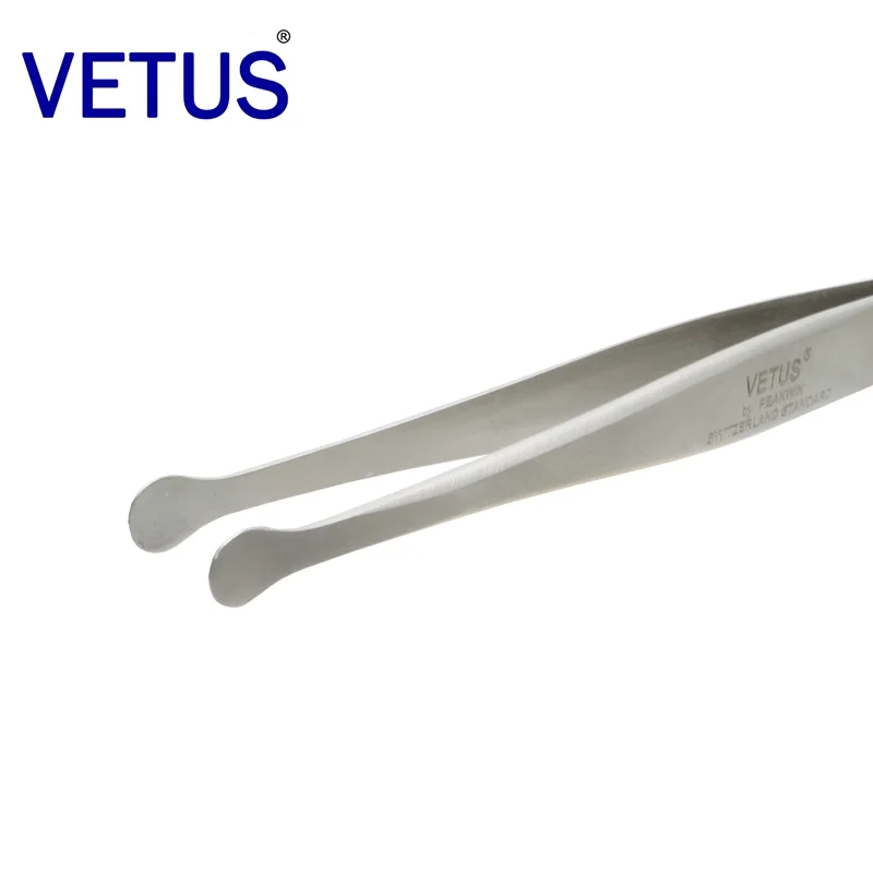 33A-SA 120mm ESD Stainless Antistatic Tweezer With HRC40 Hardness/Handmade Volume Tweezers Collection/Stainless Steel Tweezers