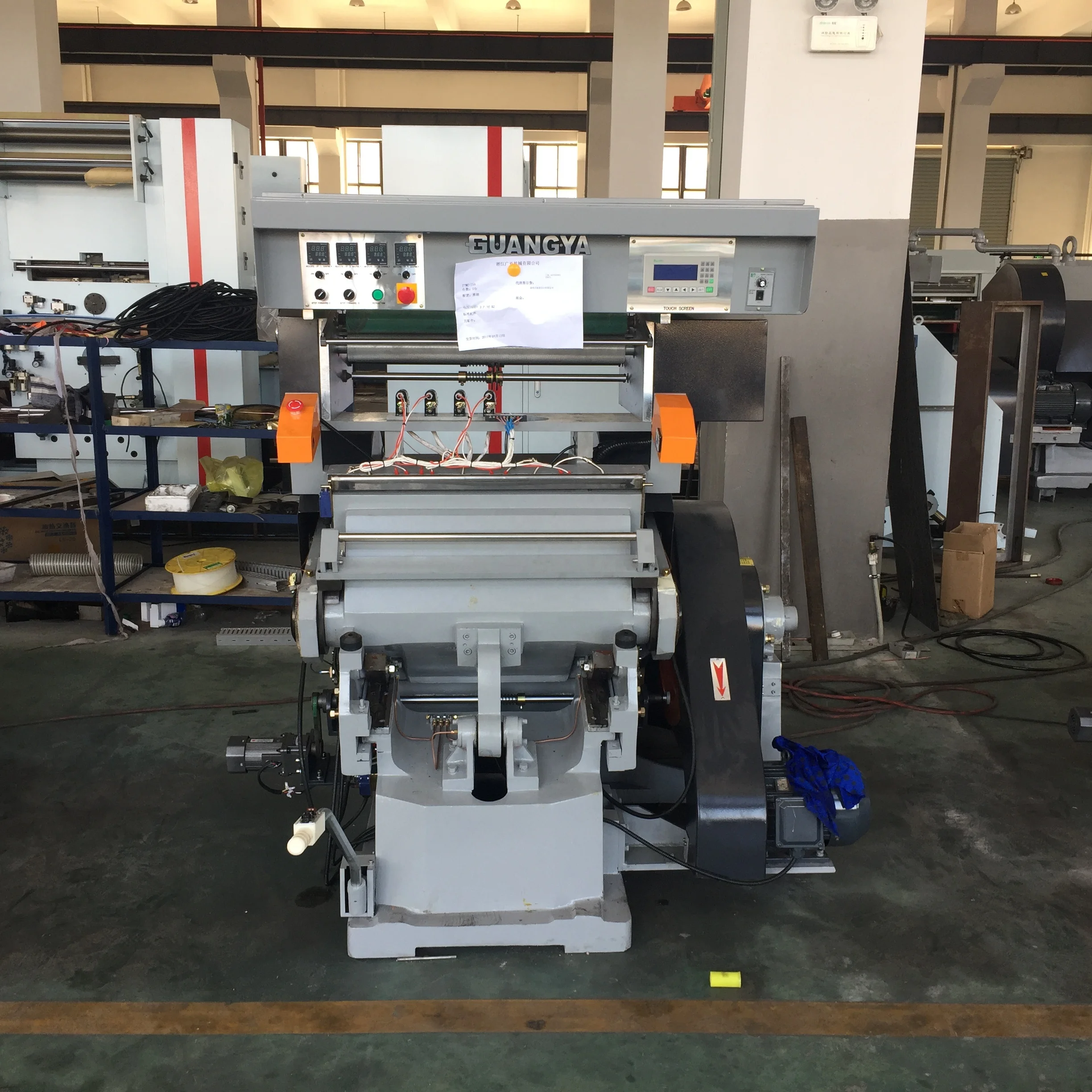 TYMC 750 Computerized die cutting hot foil stamping machine