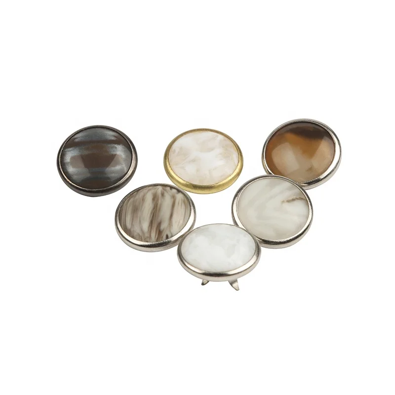 Custom colored 10mm and various size retro stainless steel snap button for babies clothing