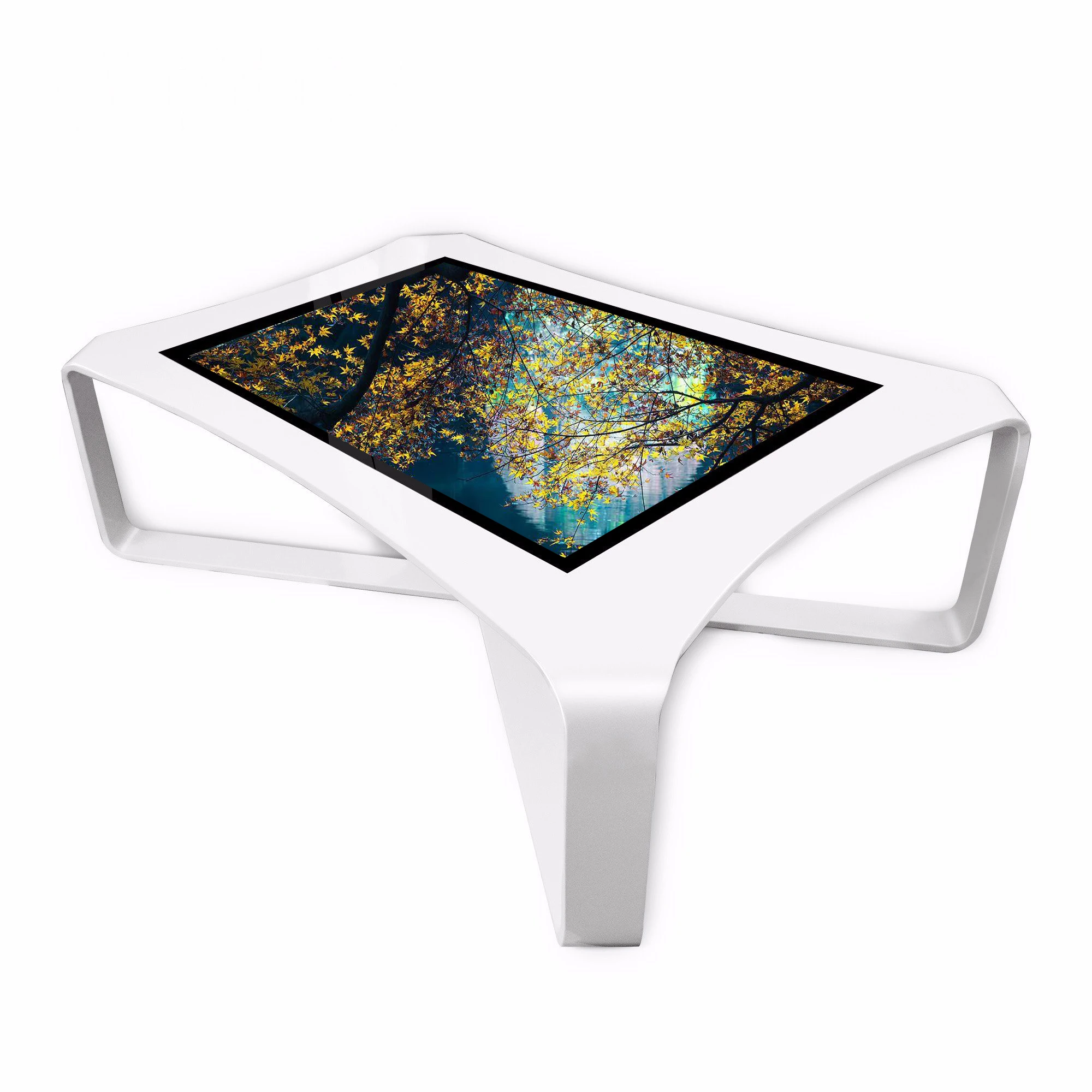 43 inch 4k screen interactive multi touch table for game/restaurant all in one touch table