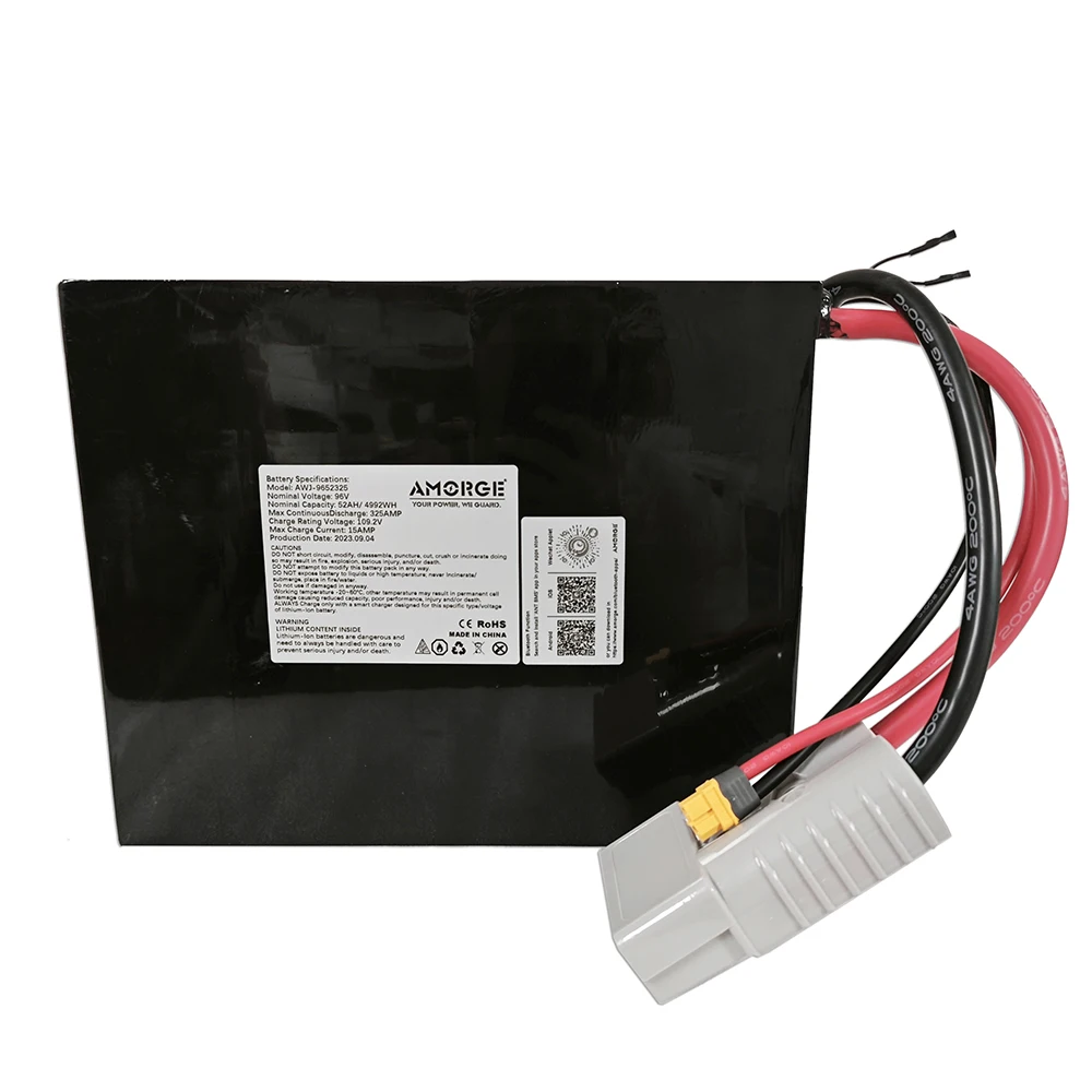Factory Direct Selling Price 96v 8000watt Bike 52ah Electric Motorcycle Lithium Battery for Ebike