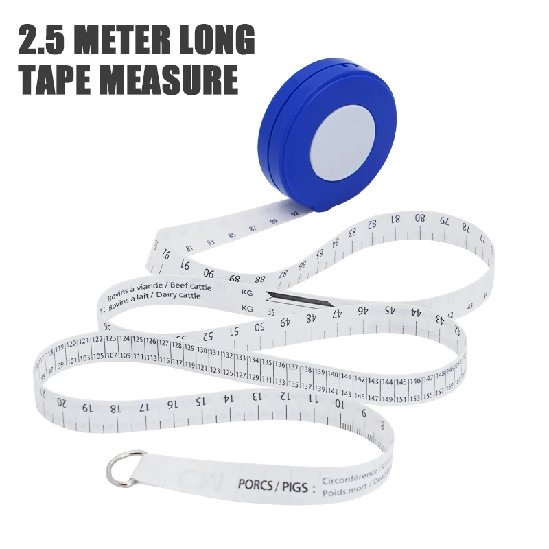 Cattle Goat Pig Body Weight Measure Tape Cow Weight Measure Vet Tools Animal Weight Measuring Tape