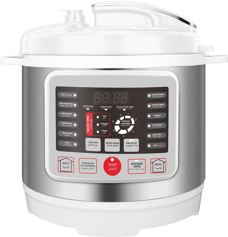 
Приборы для приготовления пищи, Высококачественная электрическая скороварка, автоматическая рисоварка, автоматическая кастрюля для приготовления риса/рыбы/мяса/каши/супа, 8 л 