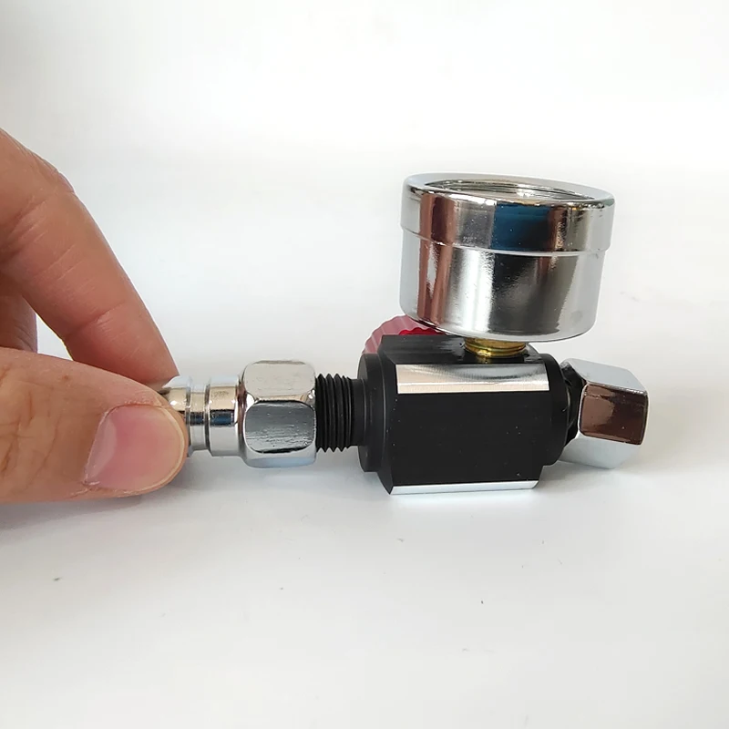 Spray Gun Barometer MINI AIR REGULATOR  Paint Sprayer Universal Pressure Gauge Control Valve Spray Gun Barometer