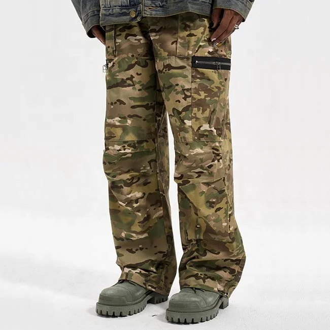 Stylish look cargo pants men stock hot selling work pants for men dropship