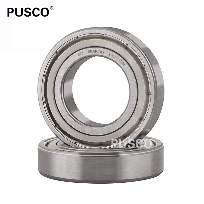 PUSCO Miniature Ball Bearings 681 Low Noise Mini  Deep Groove Ball Bearing 687