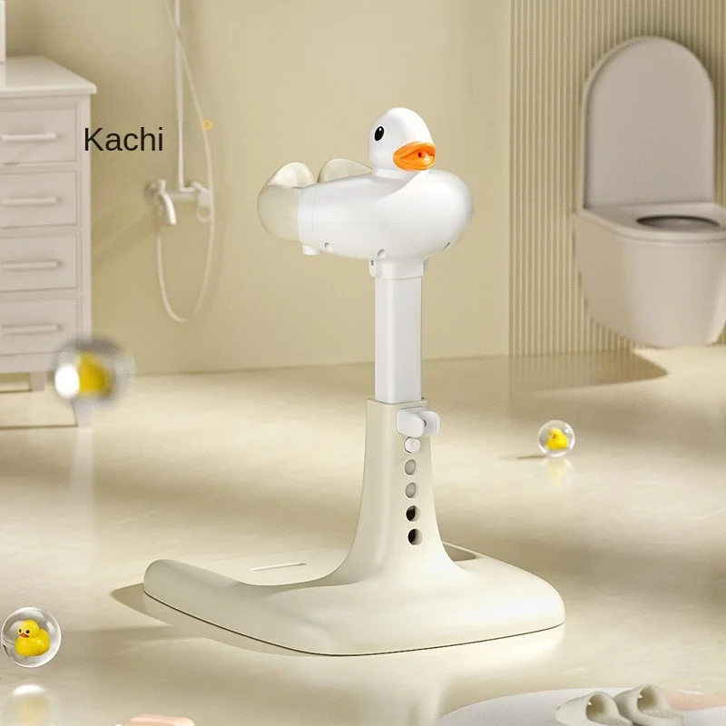 Safe Adjustable Baby Hug Bath Tower For Standing Toddler Shower Stand Free Mother Hands