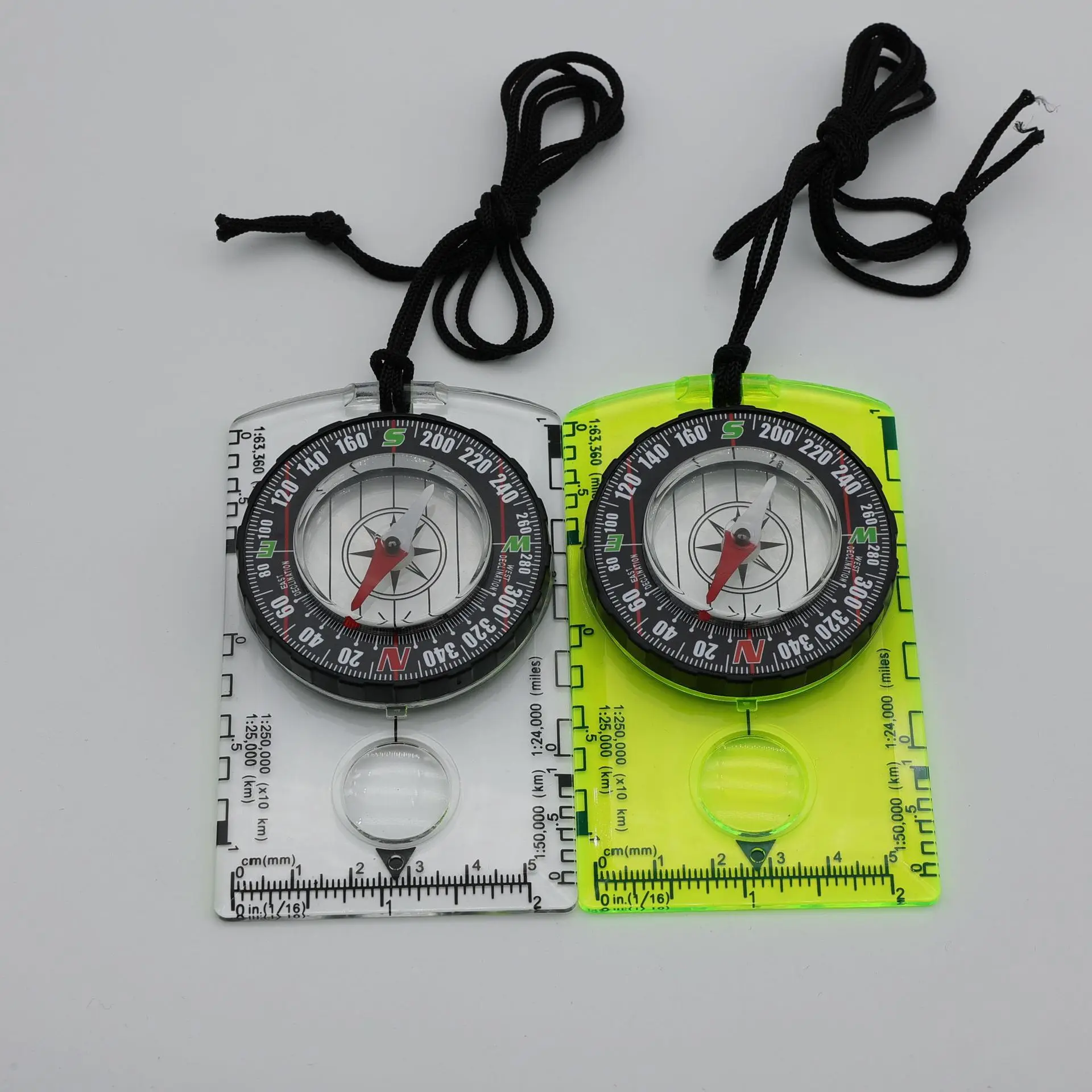 Camping Navigation Acrylic Backpack Compass Professional Field Compass for Map Reading Best Survival Tool