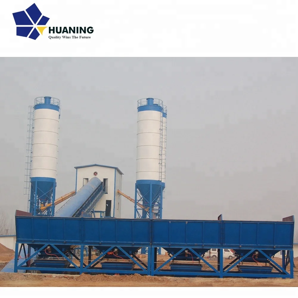Stationary Concrete Batching Plant HZS75 have automatic control system