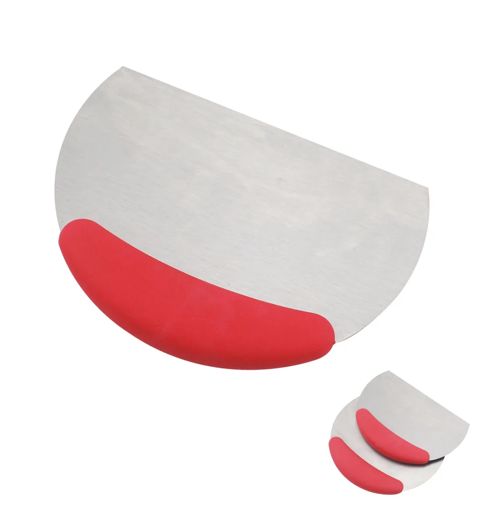 
Customerised Dough Slicer Chopper Cake Bread pastry scraper stainless steel baking Dough cutter 