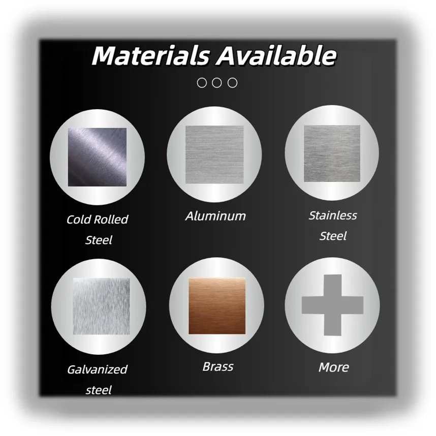 Custom Sheet Metal Fabriation Laser Cutting Aluminum Sheet For Anodized gold Menu Board