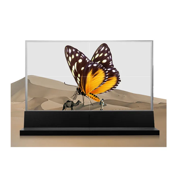 30' 55' inch Desktop Transparent Oled Screen High Transparency Oled Touch Screen Advertising Oled Display Totem