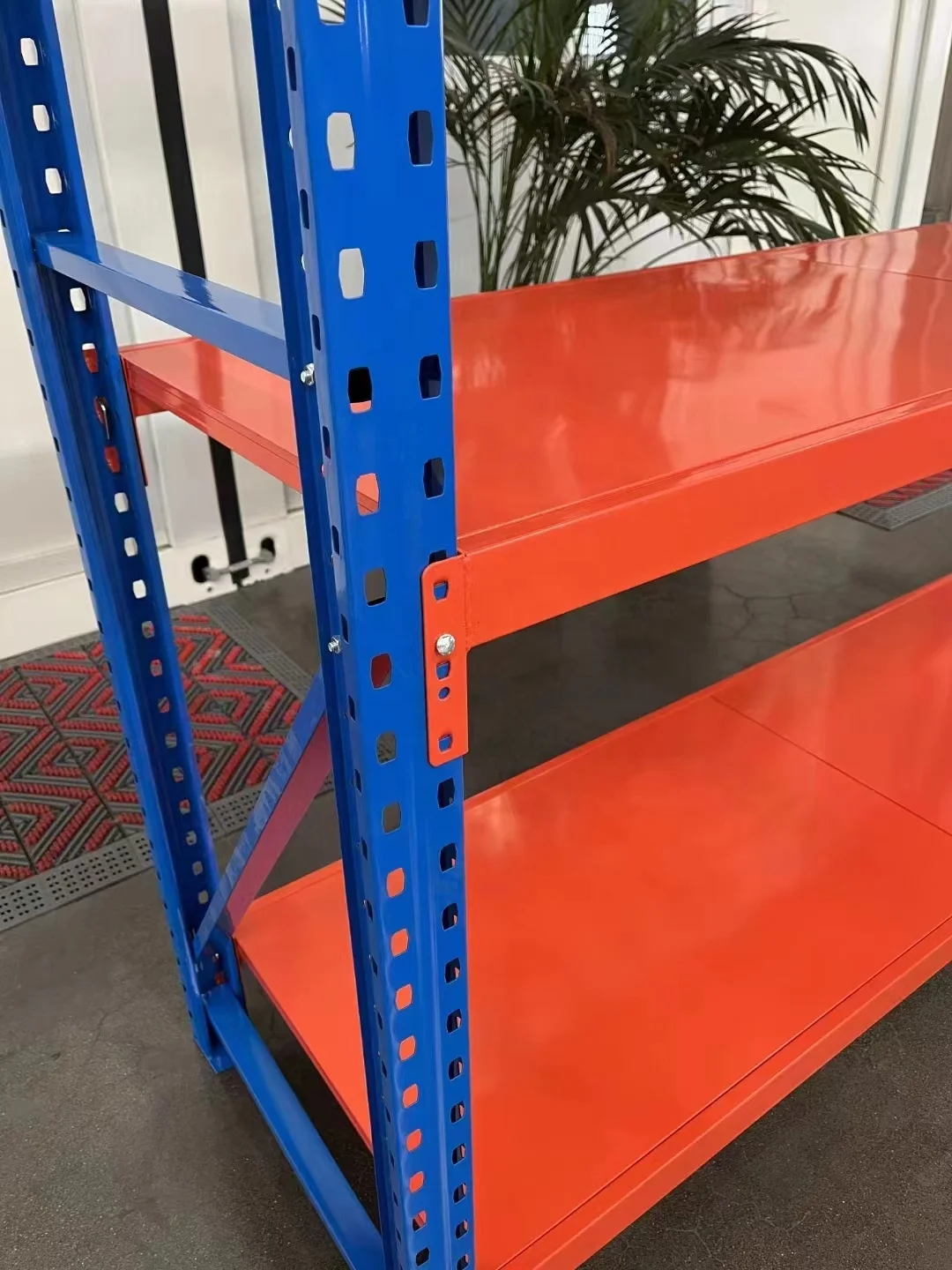 Heavy Duty Metal Garage Shelving Rivet Shelves Boltless Durable Shelves Warehouse Longspan Rack