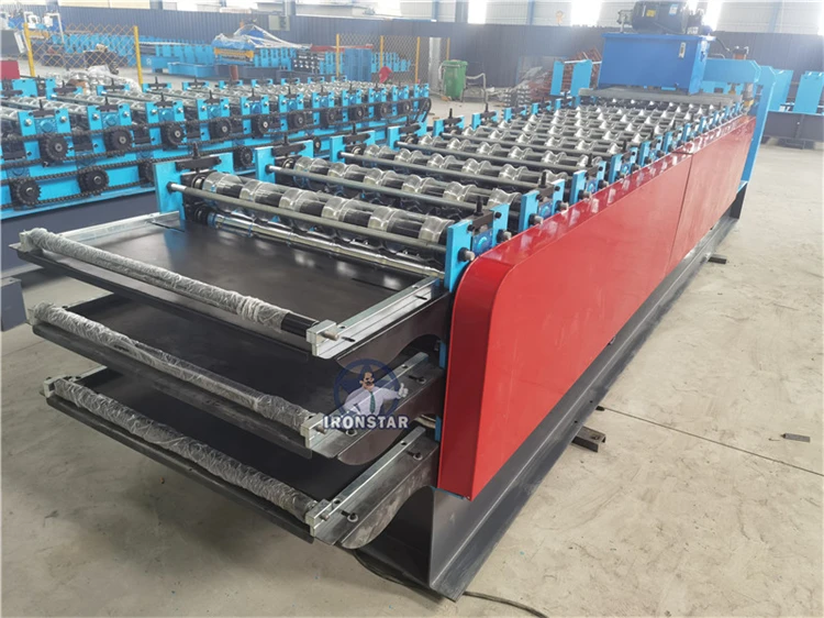 Double Layer Roof Tile And Wall/Roofing Roll Forming Machine For Clay Tiles Production