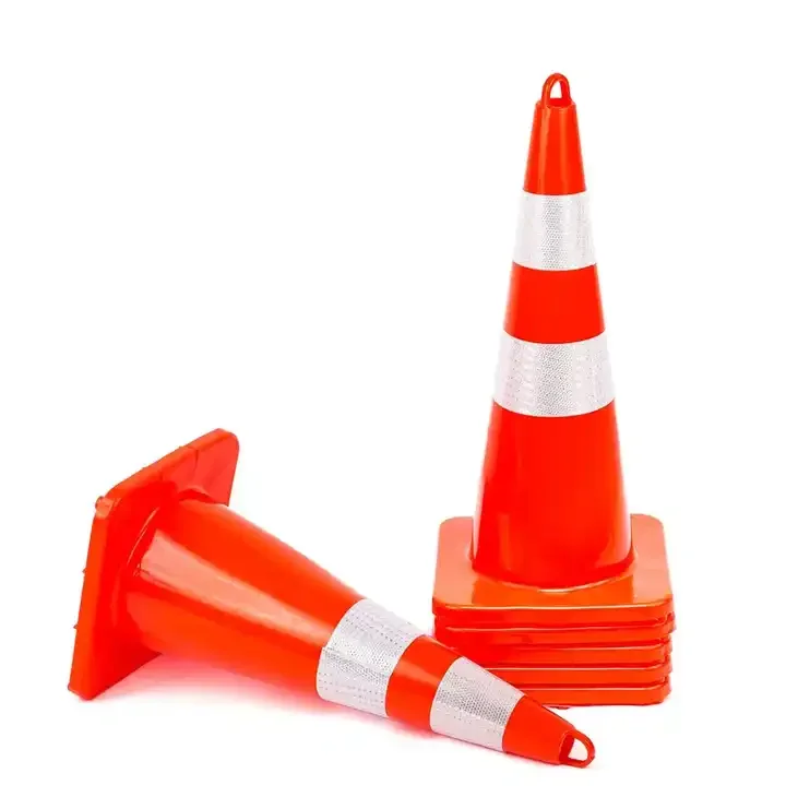 90 cm high quality durable reflective cone PVC rubber barricade warning cone
