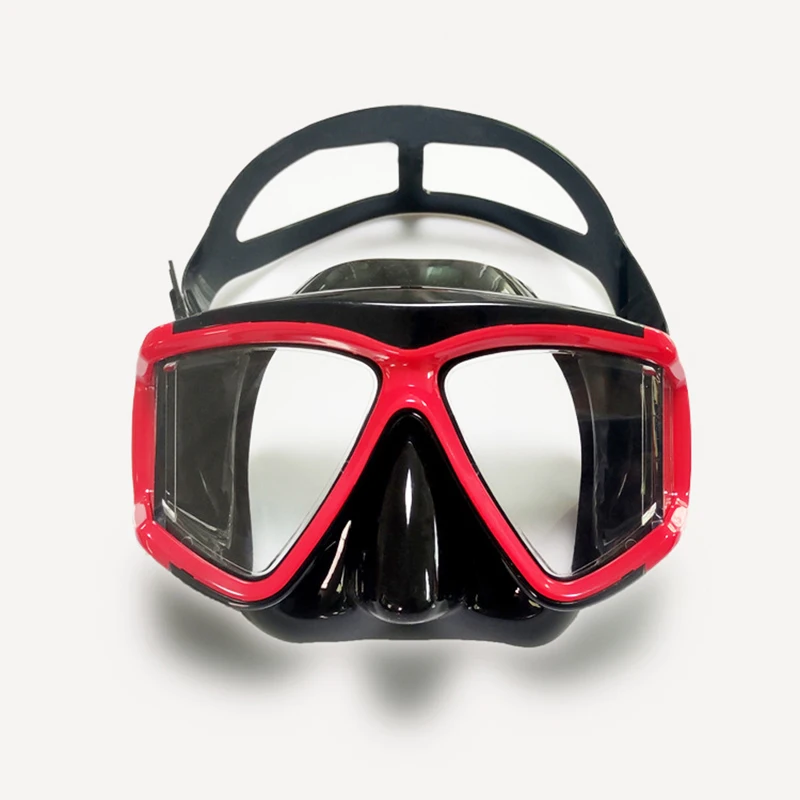 Scuba mask breathing tube and fins marine sport silicone snorkeling and swimming suit tempered glass mask diving goggles