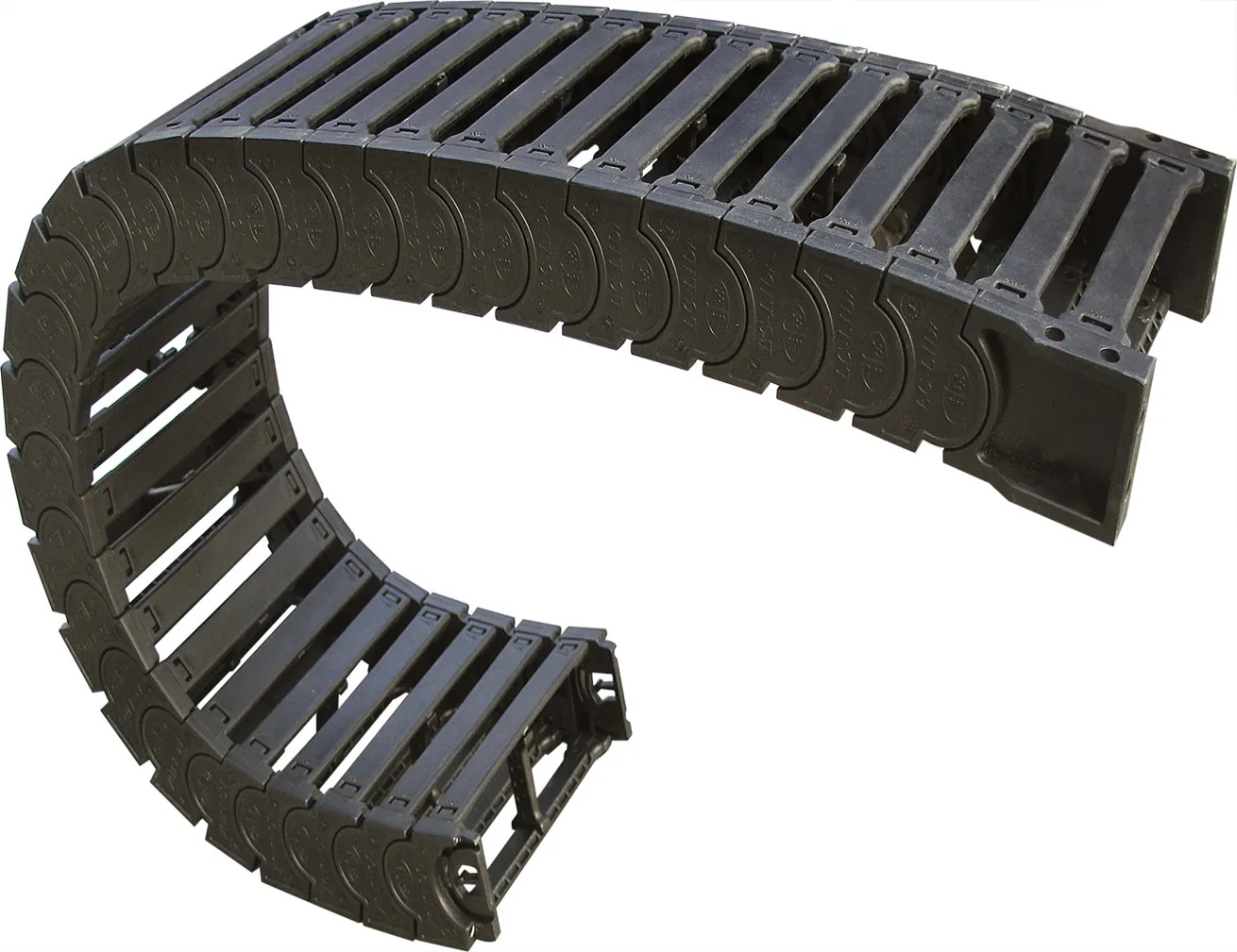 Professional factory plastic bridge type darg chain cable tray robot