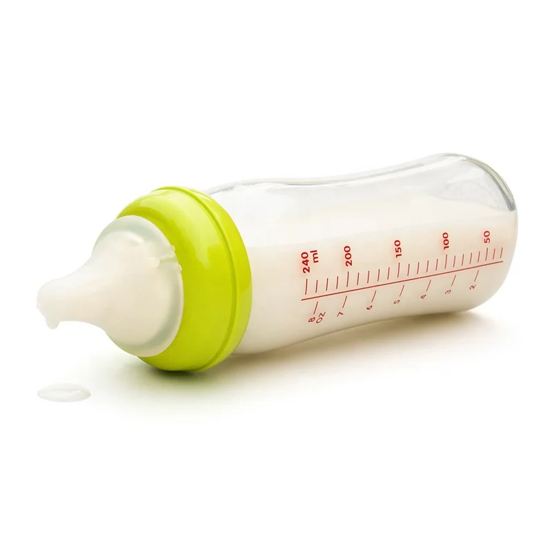 Заводская стеклянная бутылка для кормления новорожденных, бутылка для молока для младенцев