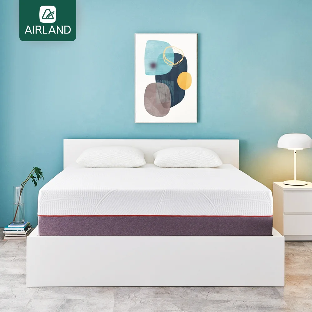 Factory Full King Size Custom Gel Luxury Hotel Single Double Bed Mattress Memory Foam Mattress In A Box