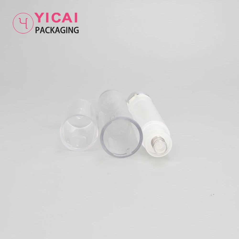 15ml Syringe Skincare Bottled PMMA AS Cosmetic Filling Syringe Shape Packaging 10ml Serum Bottle