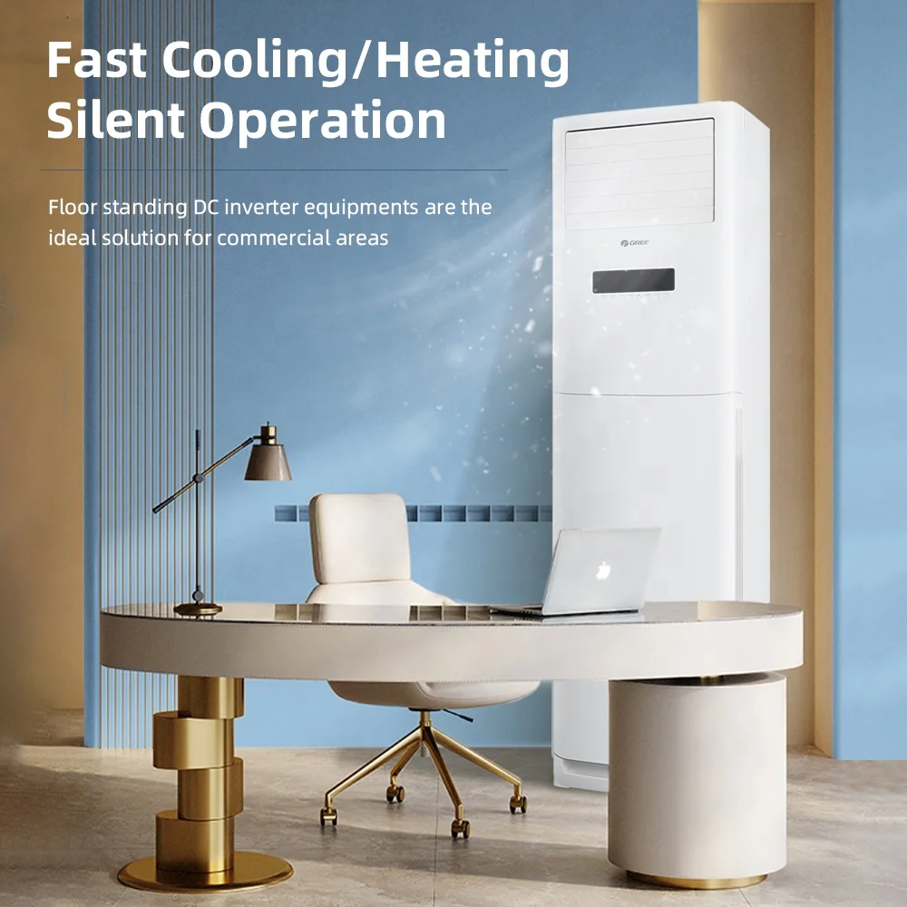 Puremind 36000Btu 48000Btu Standing Air Conditioner Vertical Type Cooling Heating Floor Cabinet Air Conditioning System Wifi