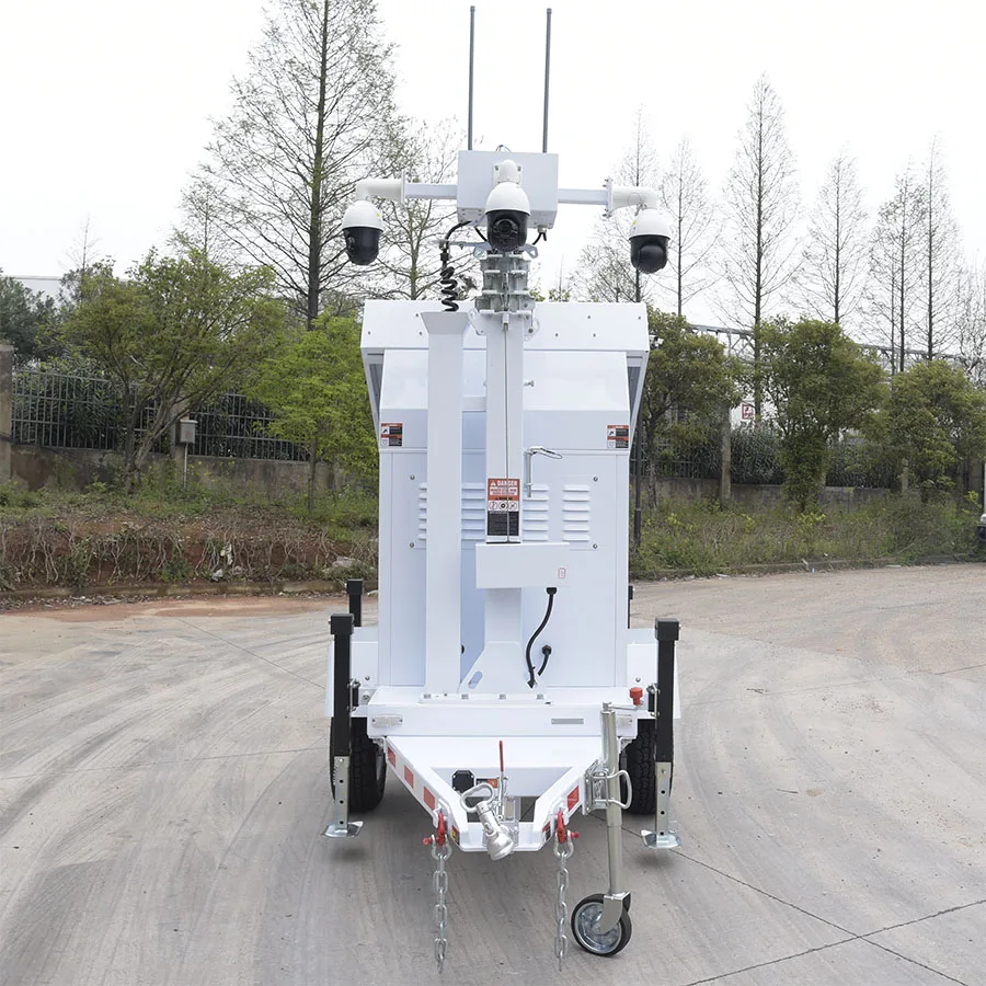 Univ surveillance solar energy system trailer CE