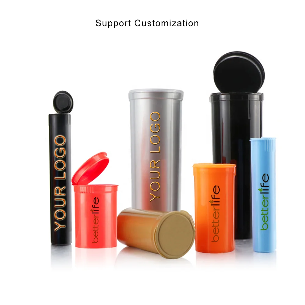 High quality Plastic test tube transparent pvc tube storage tube waterproof lightweight Medical Vial