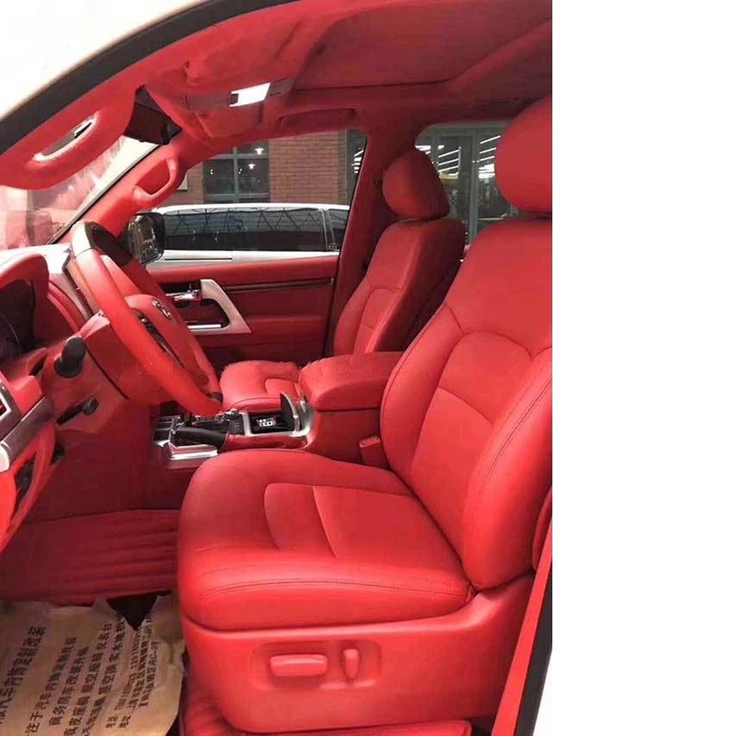 Custom Made for Car Seat Cover 3 rows with 6-8 Seats Luxury High Quality Nappa Leather Original Fit for Mitsubishi Pajero